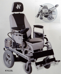 wheelchairELECTRIC KY122L1 250x430 คุณสมบัติรถเข็นคนไข้