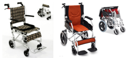 travell wheelchair 450x199 5อุปกรณ์การแพทย์ต้องเตรียมเมื่อผ่าตัดเปลี่ยนข้อเข่าเทียม